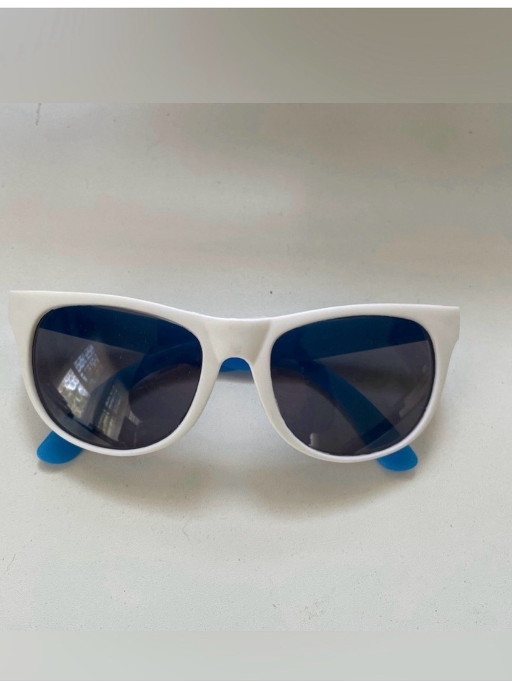 White and Blue Bud Light Sunglasses - Unisex